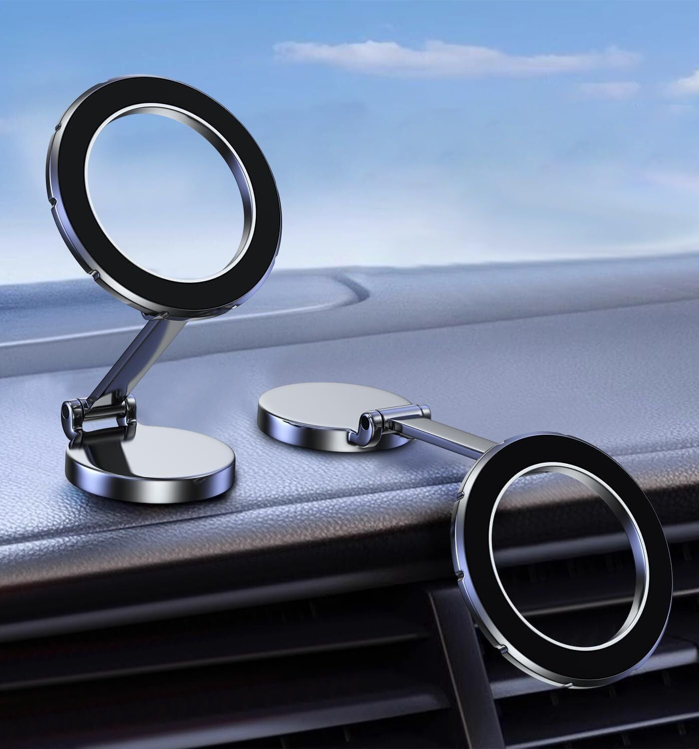 Magnetic Phone Holder Car Mount Dashboard Desktop Stand for Iphone for Magsafe